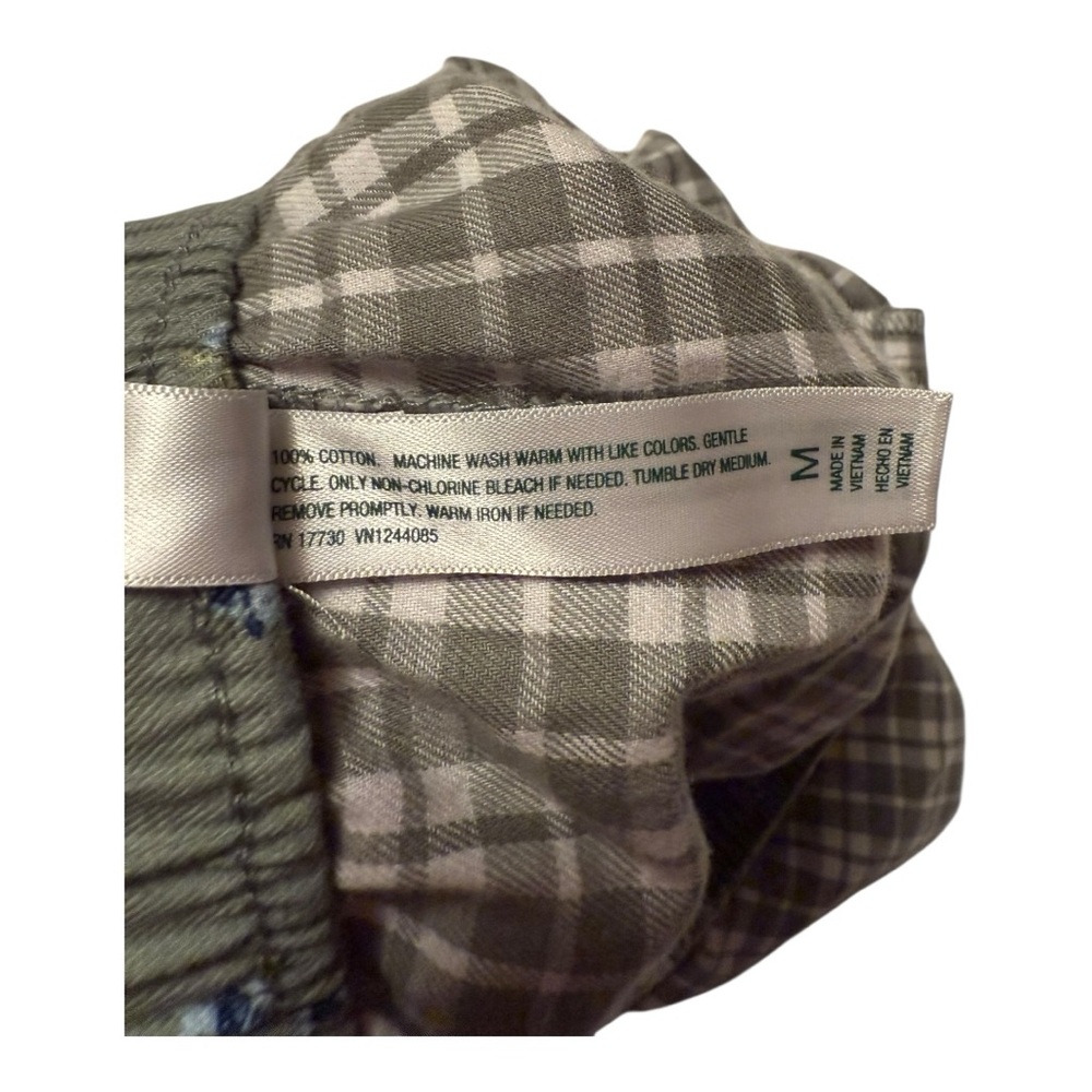 Wild Fable Sage Green Plaid/Checkered  Women's Sleep Shorts - Picture 7 of 7